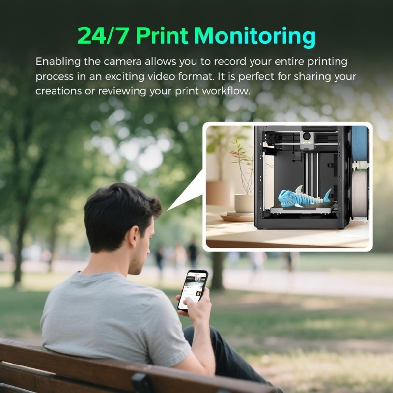 Remote Camera Set For AD5M AD5X 3D Printers Smooth Integration