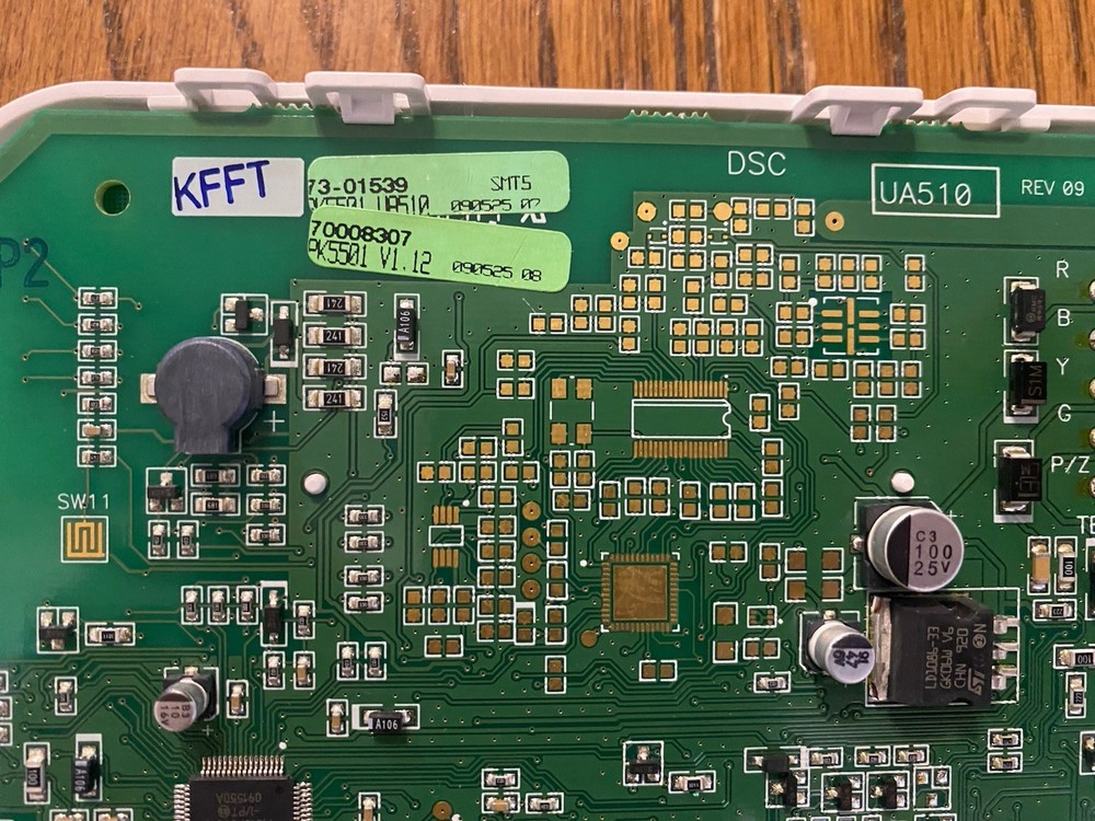 DSC PK5501 LCD Alarm Keypad – PowerSeries Security System – Tested Working