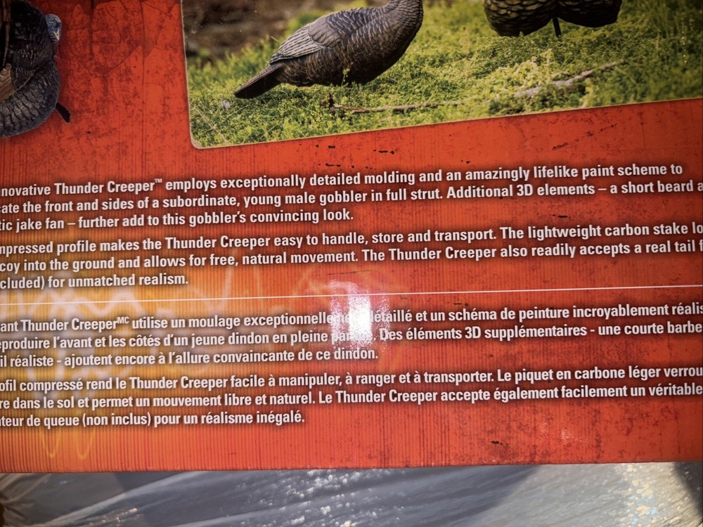 Flextone Thunder Creeper Strutter Decoy Turkey Decoy