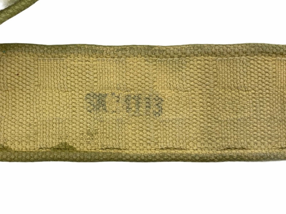 WW2 Canadian 37 Pattern Web Belt Blancoed 2