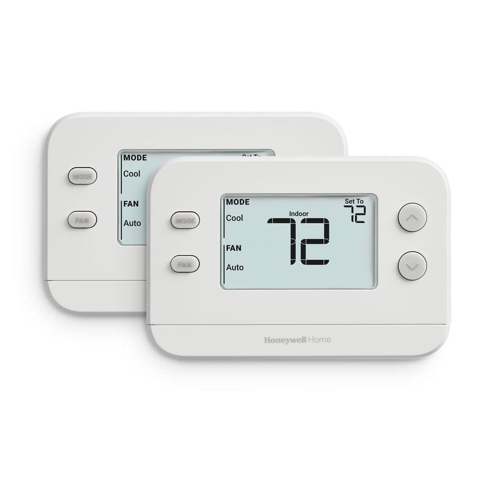 X1N Thermostat Non-Programmable 1 Heat/1 Cool 2-Pack