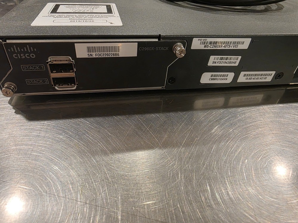 Cisco 2960 XR Network Switch
