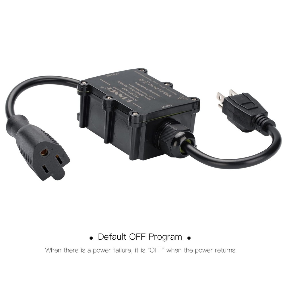 20-30 amp Waterproof Remote Control Power Switch with Long Range Remote,Outdo...