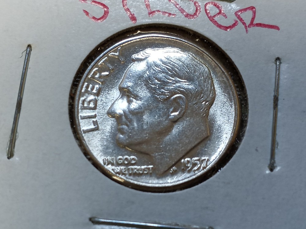 1954 & 1957 UNC Roosevelt Dimes