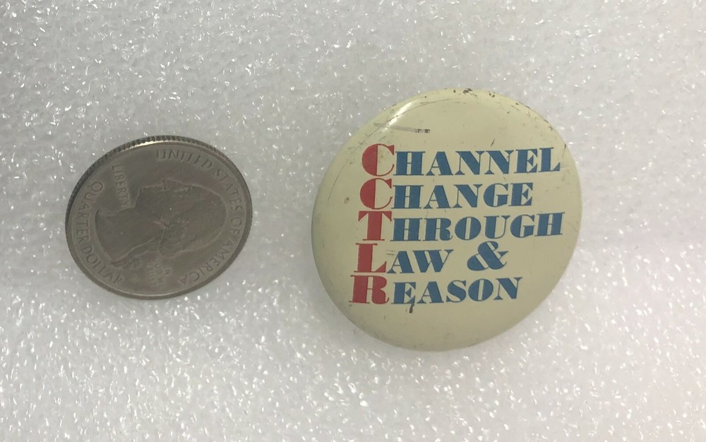 CCTLR Channel Change Through Law & Reason Pin