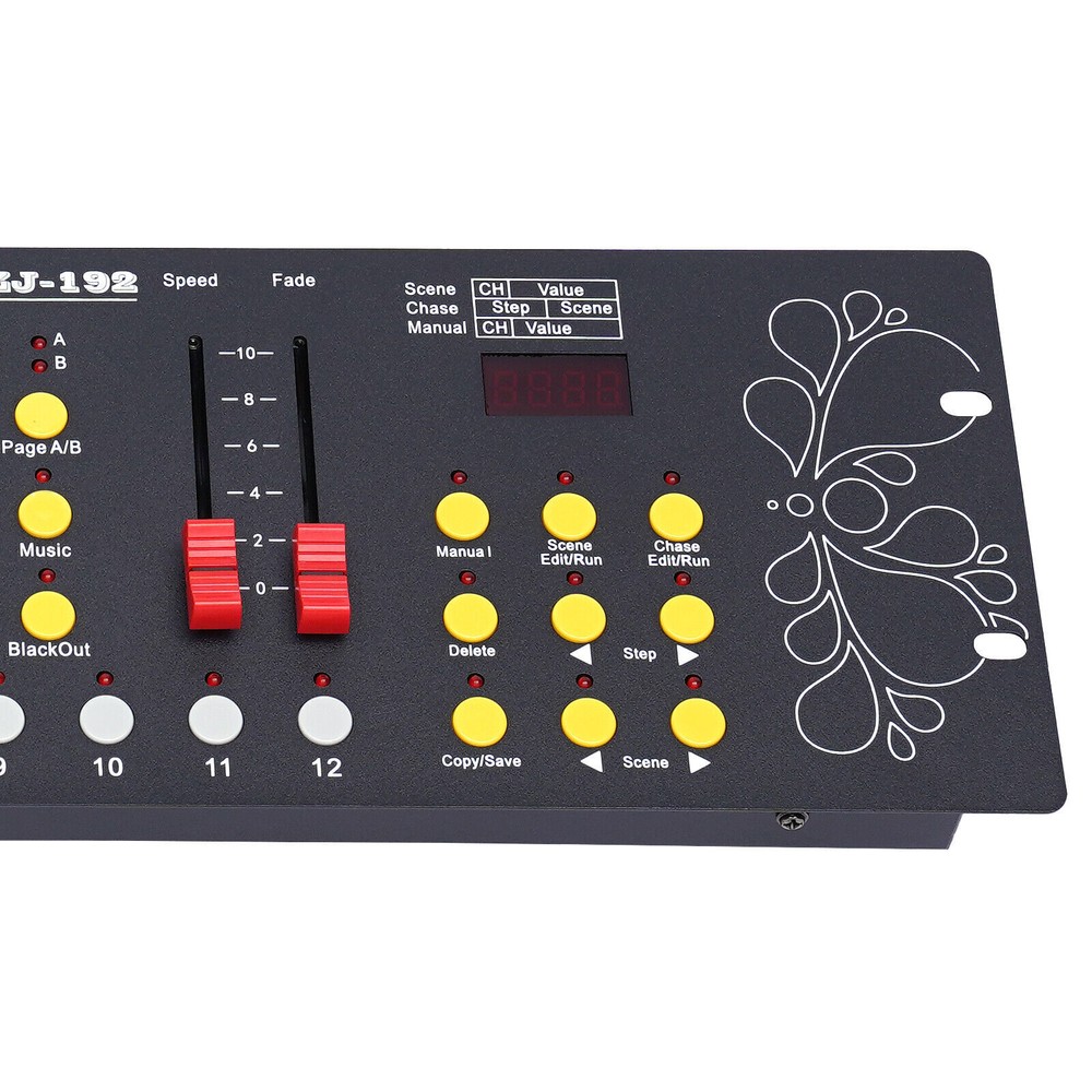 DJ DMX 512 192 Channels Operator Console Controller For Stage Lighting DJ Party