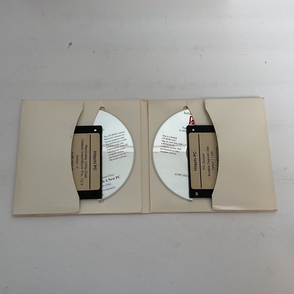 accessory software for Hitachi vision book Pro elite