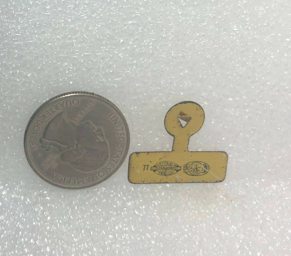 Franklin Roosevelt Tab Button Pin