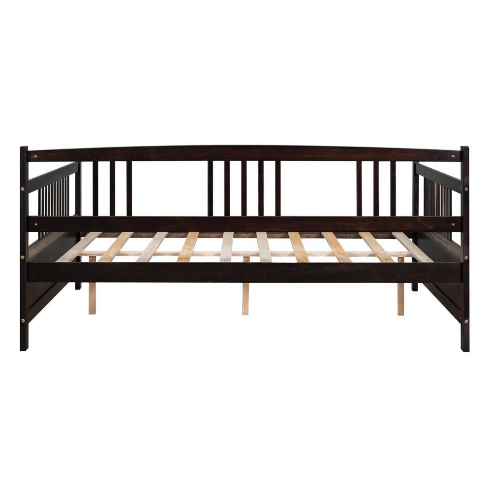 Full Size Daybed with Support Legs Espresso