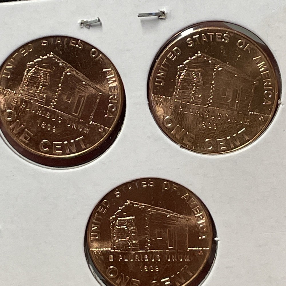 3 2009 D US Penny Cent Pennies Lincoln