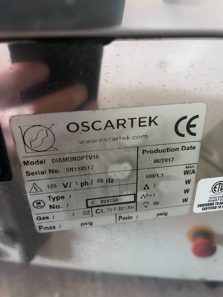Oscartek Diamond Displays W/Freezer 12 Pans