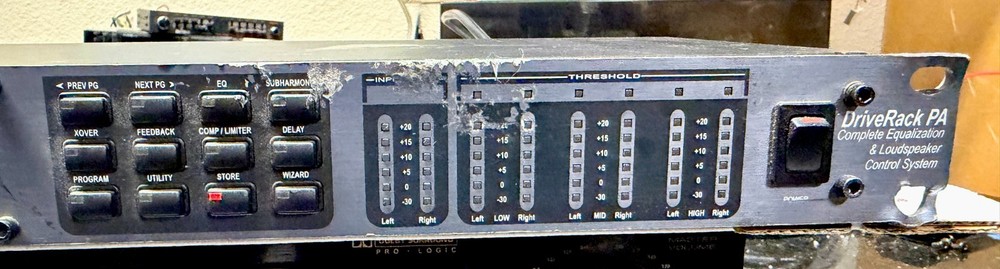 dbx DriveRack PA Complete Equalization and Loudspeaker Control System; Tested