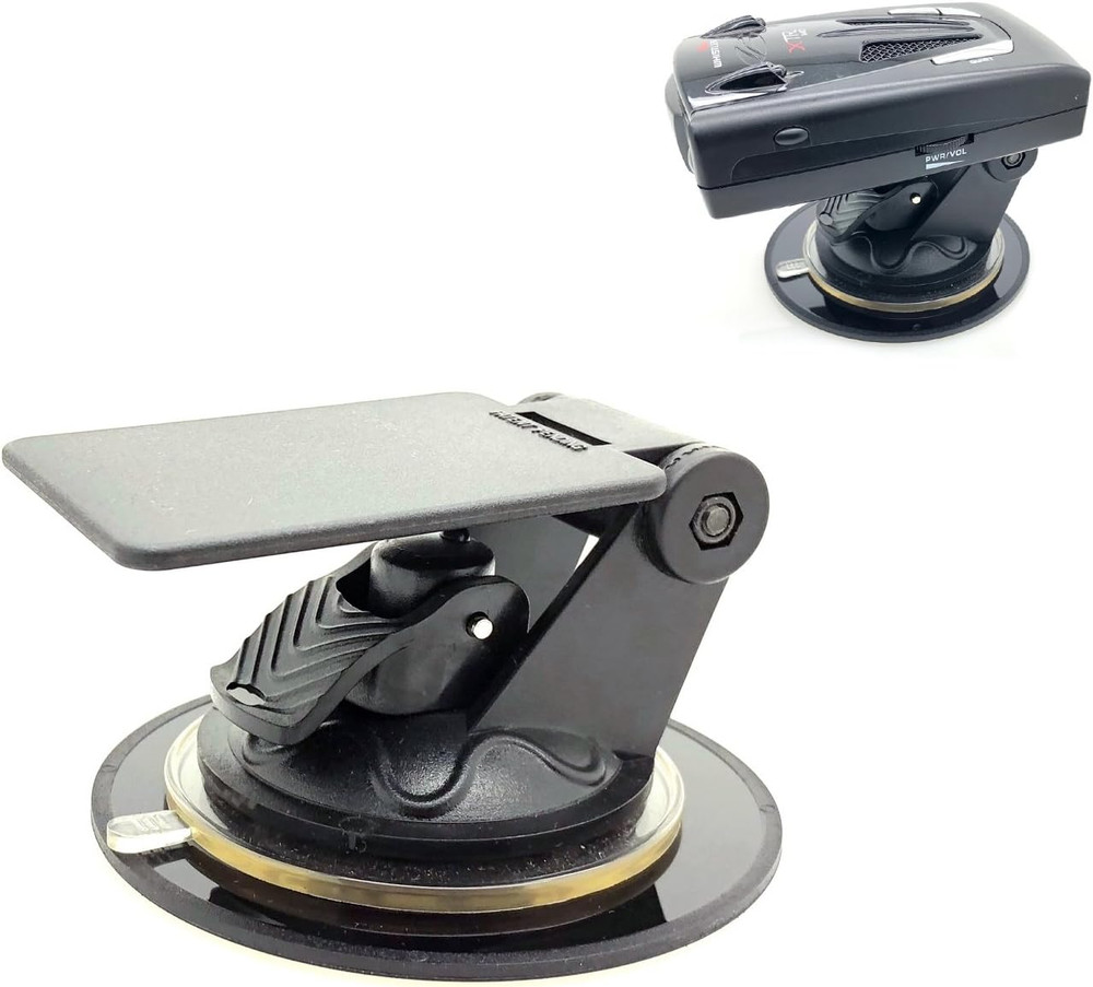 Universal Radar Detector Dashboard Windshield Suction Mount Compatible with All