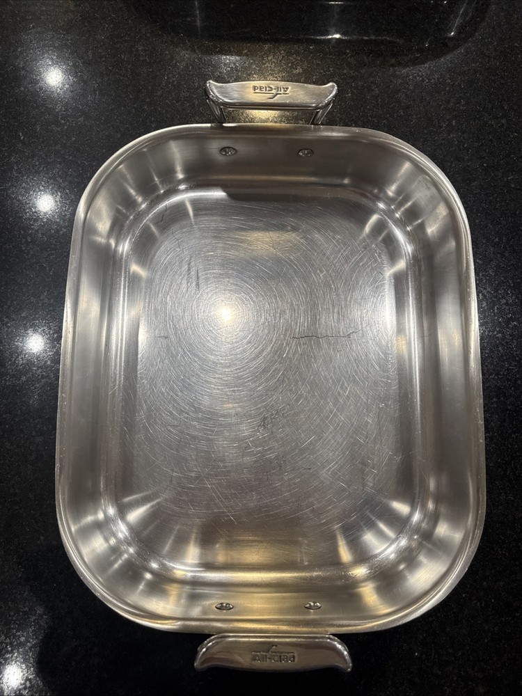 ALL-CLAD ROTI-PAN Open Rectangular ROASTING PAN 14”x11”