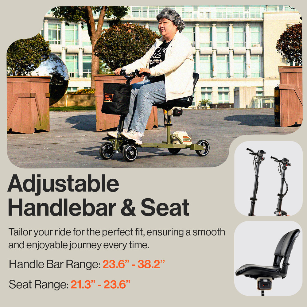 SuperHandy 4 Wheel Mobility Scooter – Lightweight