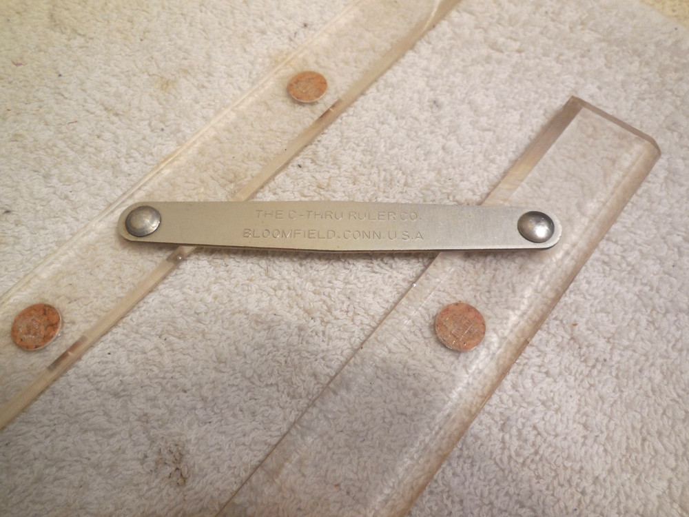 The C-Thru Ruler Co 15” Adjustable Hinged Parallel Line Drafting Rule Tool