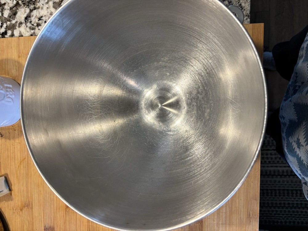 Stainless Steel Replacement Work Bowl Silver Reusable for Countertop Mixer
