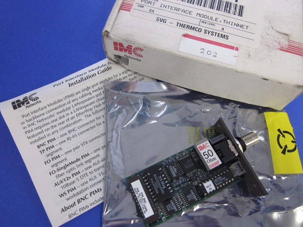 IMC Networks Thinnet Port Interface Module PWB 52-20517-21, SVG Thermco