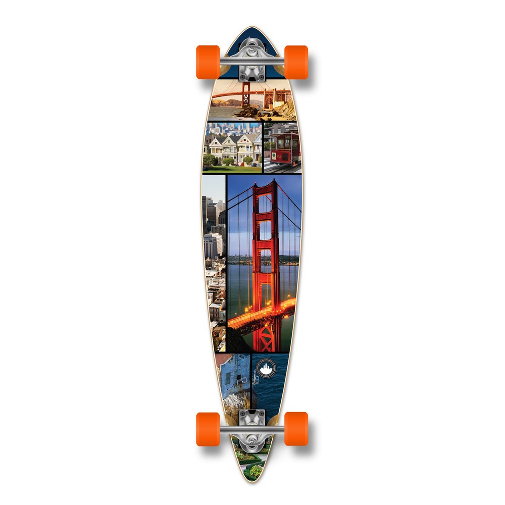 Yocaher Pintail Longboard Complete -  San Francisco