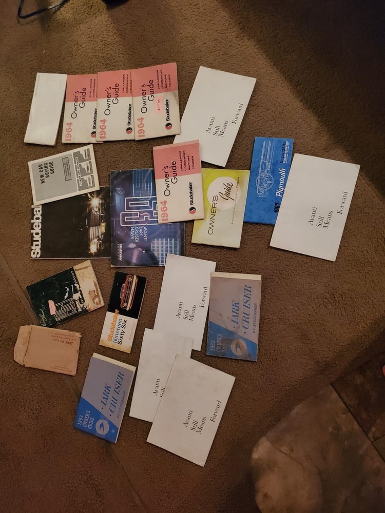 Miscellaneous Studebaker Manuels And  Brochures