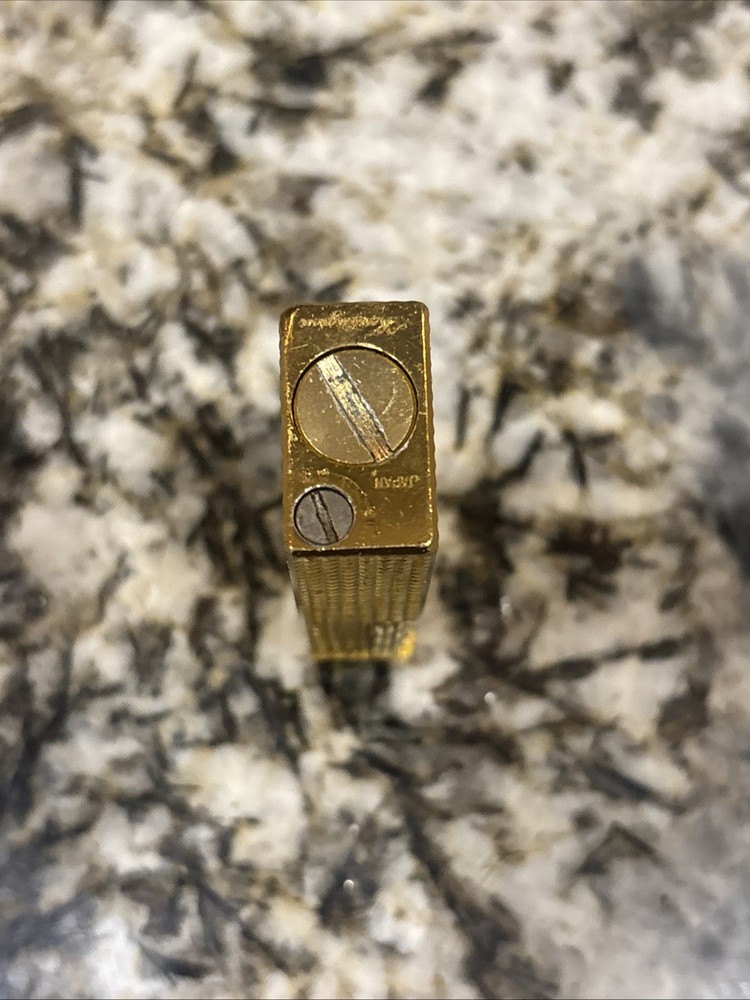 Dunhill Square Roller Gas Lighter All Pattern Gold GOLD
