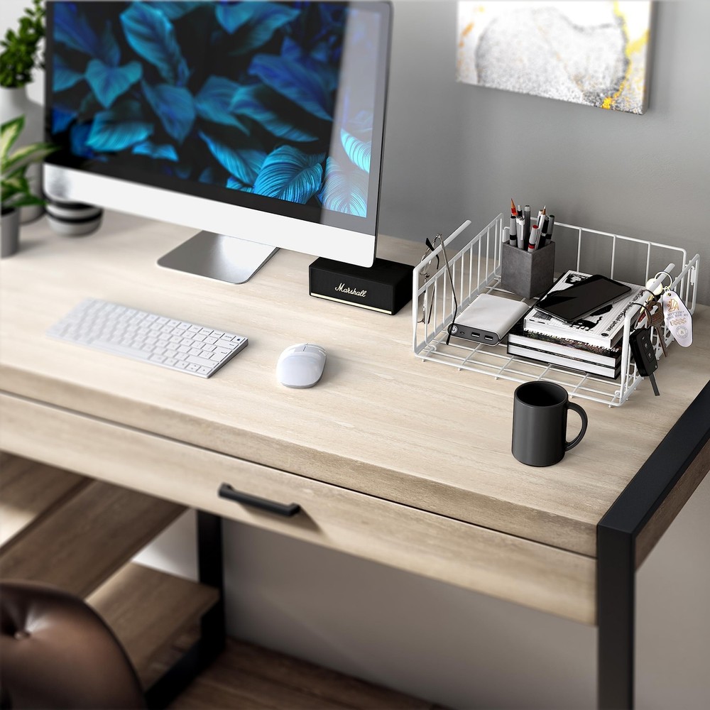 Re Under Shelf Basket White