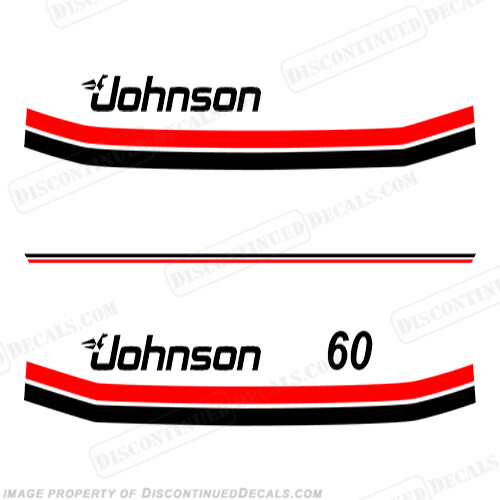 Fits Johnson 1983 60hp Decals
