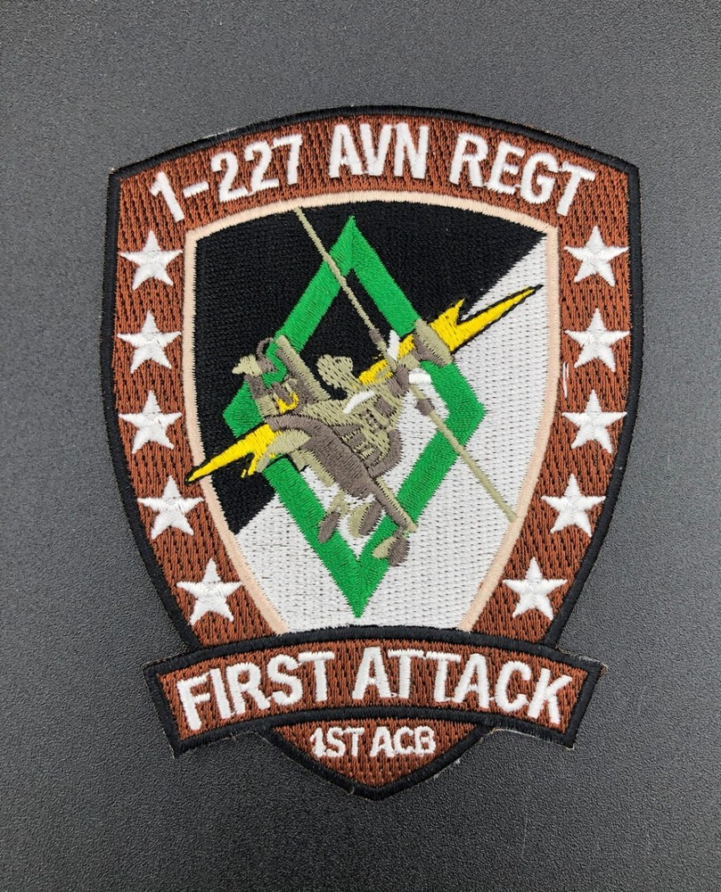 1-227 AVN REGT 1st ACB Apache First Attack Army Aviation Patch OEF OIF