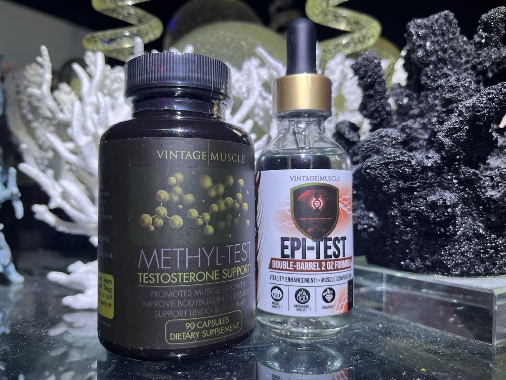 Epi/AlphaTest Stack 2 Step Precursor 2 Epi Andro5DHEA By Vintage Muscle 💪 🔥