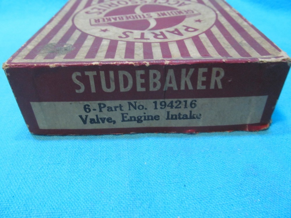 EMPTY STUDEBAKER VALVE ENGINE INTAKE BOX FOR DISPLAY