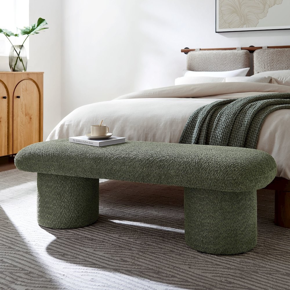 Orla Chenille Upholstered Bench