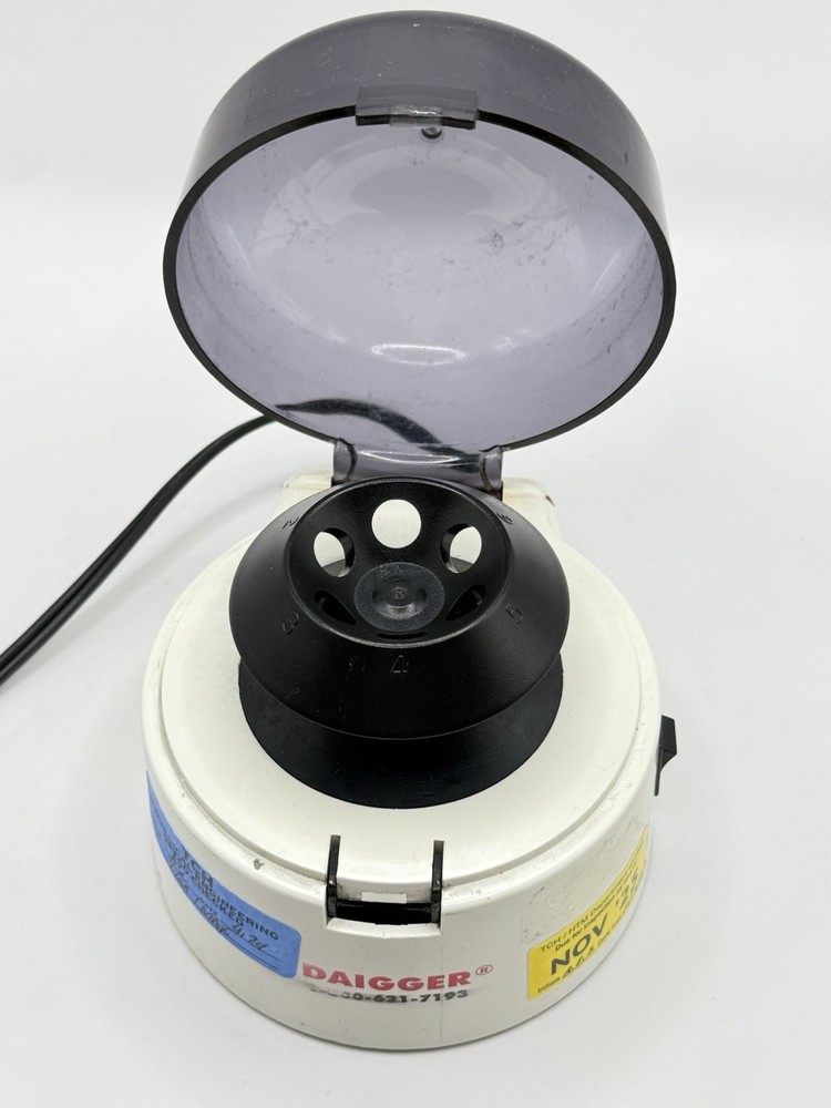Daigger Micro Centrifuge SD 110V 6 Position Fixed Angle Rotor