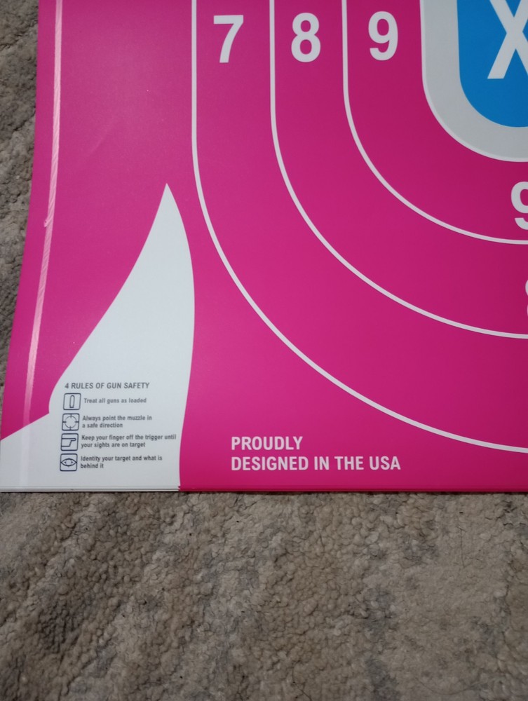 25 Pack Paper Shooting Target for Gun Range, Practice
