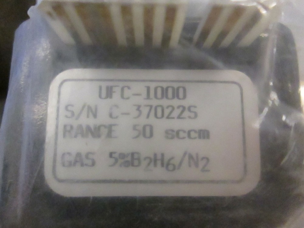 Unit UFC-1000 Mass Flow Controller MFC, 5%B2H6/N2, 50 SCCM, Refurb