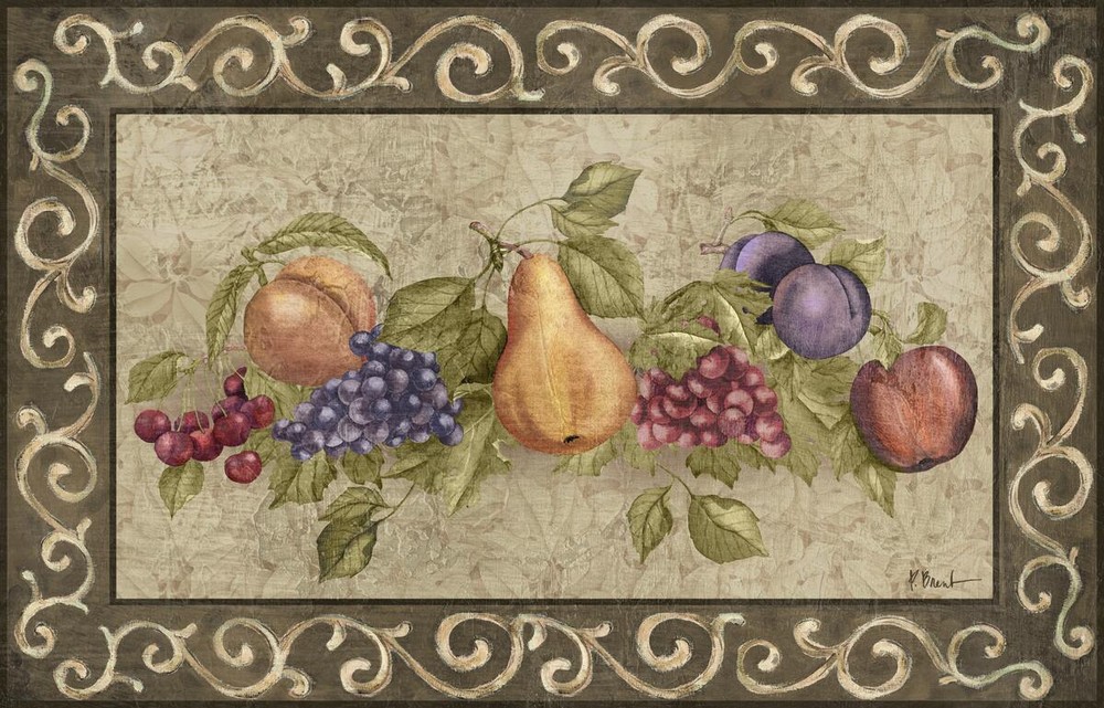 Ceramic Tile Mural Kitchen Backsplash - Traditional Fruit I- Fruit - Food - Chef