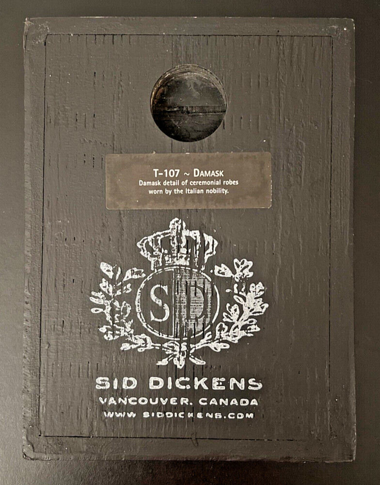 Sid Dickens Memory Block T-107 "Damask" ~ 2002 Fall Collection ~ Retired 2004