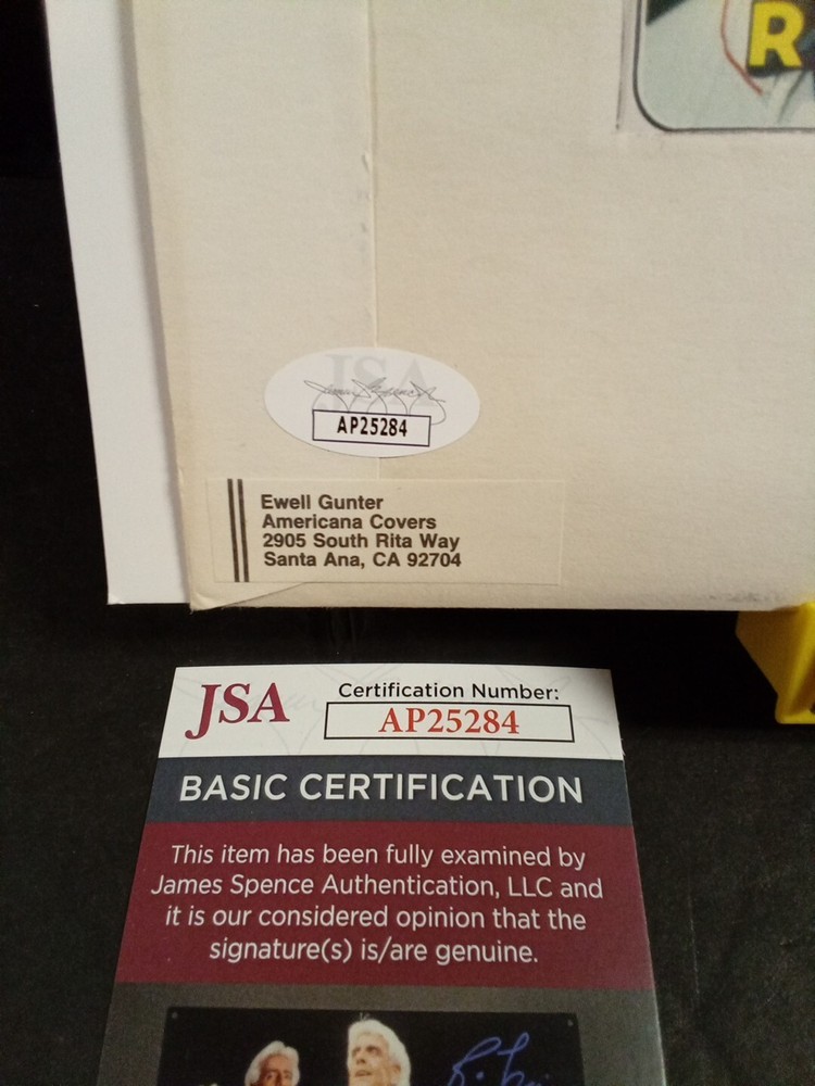 Dave Morehead Boston Red Sox Signed Induction Day Envelope JSA -1 #