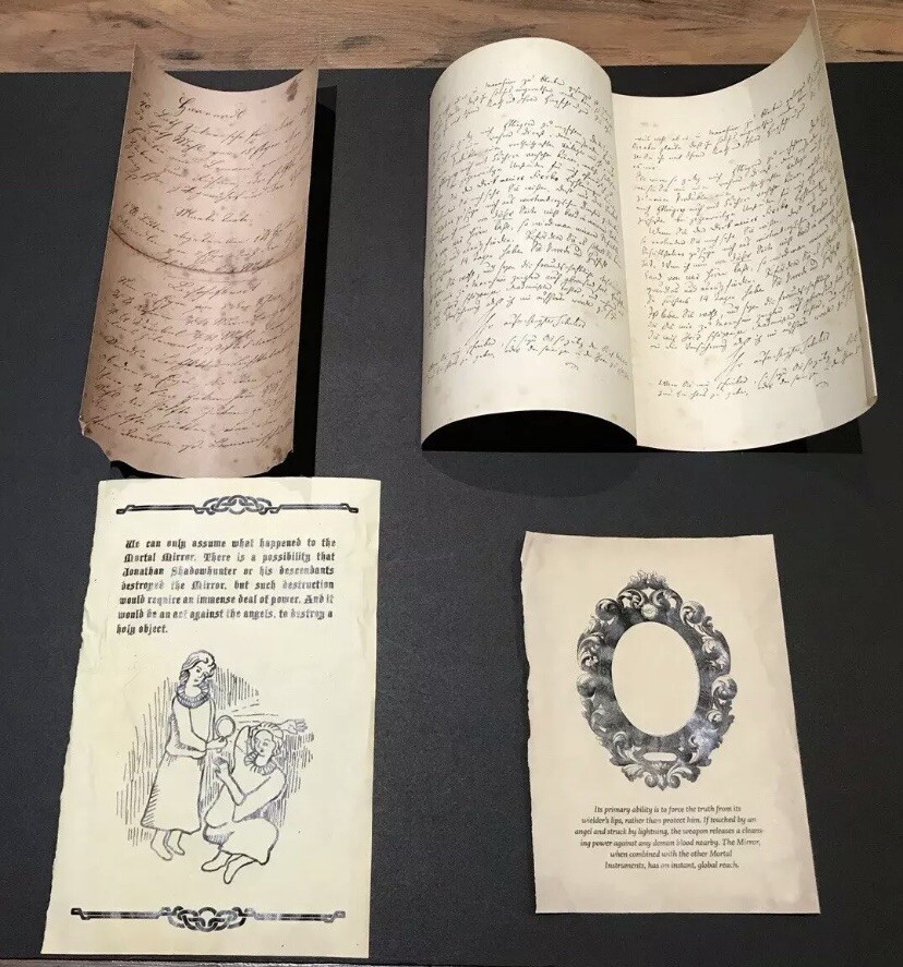 Shadowhunters Original Map Of Eden & Letters & Posters Bundle