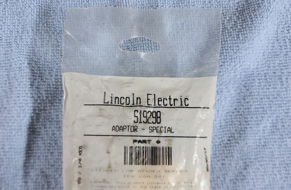 LINCOLN ELECTRIC S19298 ADAPTOR - SPECIAL
