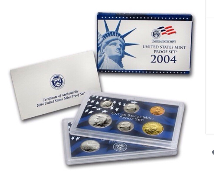 2004 Clad Proof Set U.S. Mint Original Government Packaging OGP COA