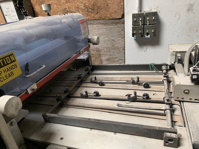 DORN EPS UV Coater machine wit auto feed and auto stacker