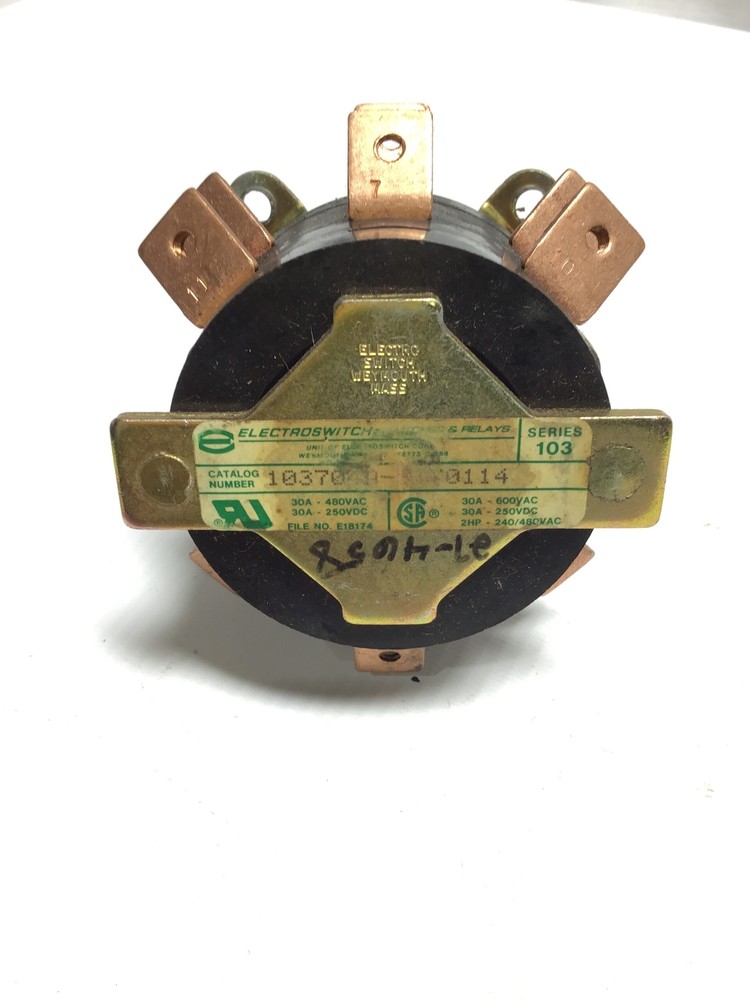 Electroswitch 103704H Rotary Switch Series 103