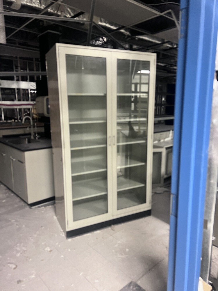 Base And Upper Metal laboratory Cabinets Casework