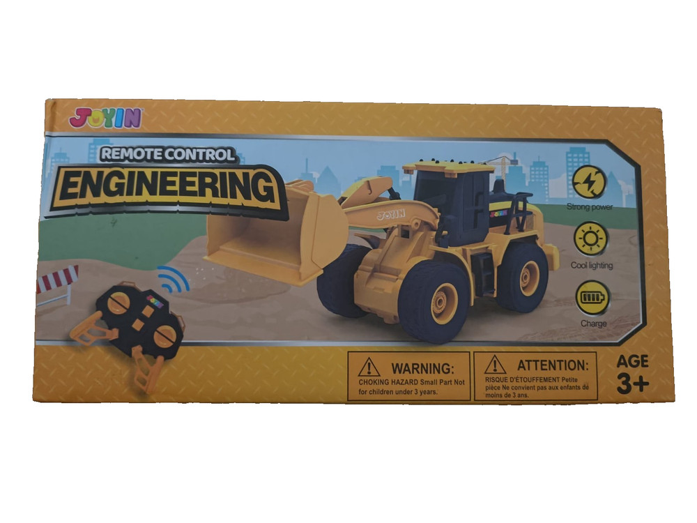 JOYIN Remote Control Engineering Const Vehicle Toy Lights & Sounds