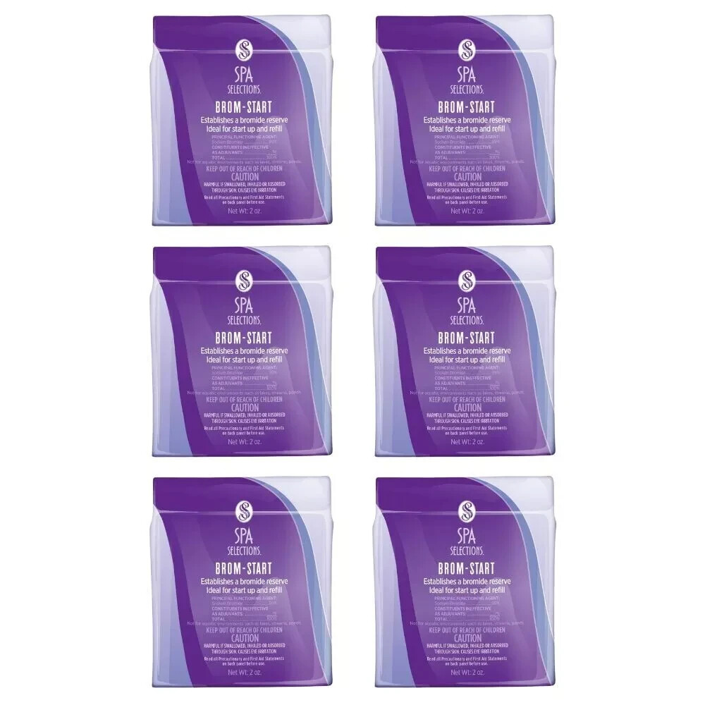 Spa Selections 86258 OBS Brom-Start 2oz, 6-Pack