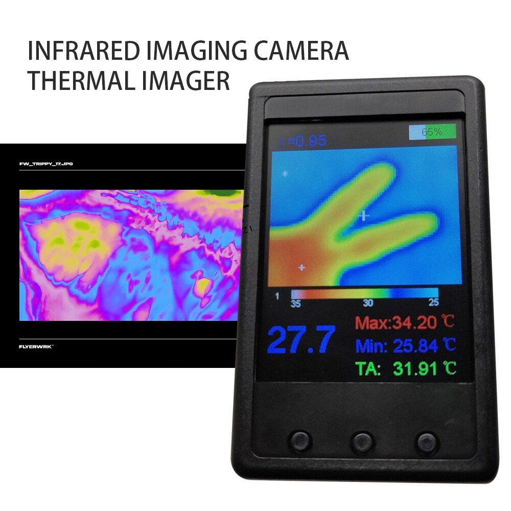 Handheld 2.4in LCD Infrared Imaging Camera Thermal Imager Temperature Detector