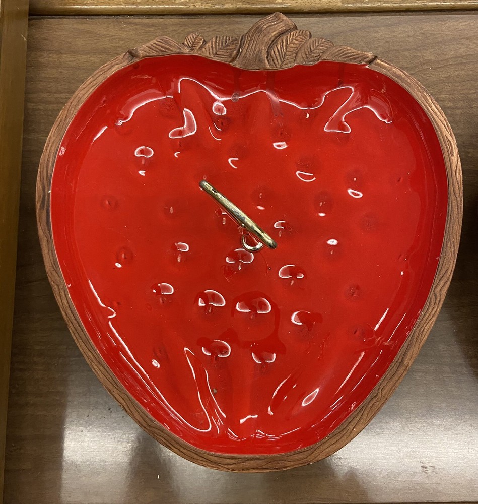 Two Strawberry Serving Platters