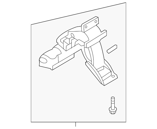 Genuine Ford Running Board Mounting Bracket HC3Z-16A507-E
