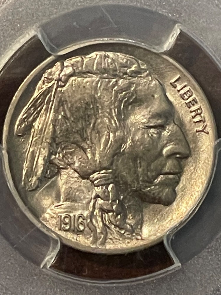 1916 5¢ Buffalo Nickel MS64 PCGS