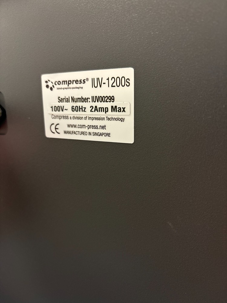 Working Coldesi Compress UV-1200s Large Format UV Printer w/ Software
